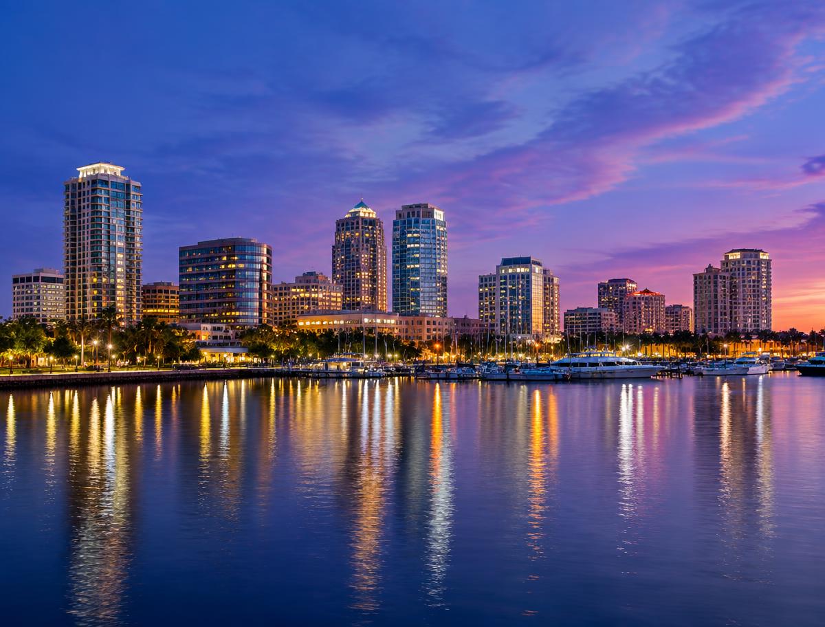 St. Petersburg commercial district
